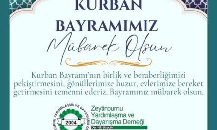 Kurban Bayramınız Mübarek Olsun!