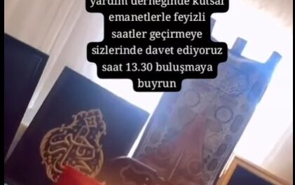 Kutsal Emanetler Buluşmasına Davetlisiniz