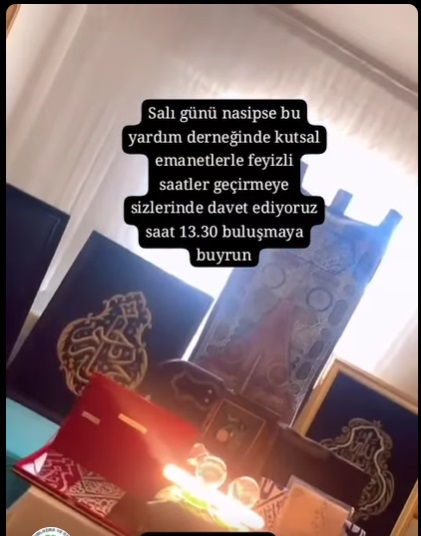 Kutsal Emanetler Buluşmasına Davetlisiniz