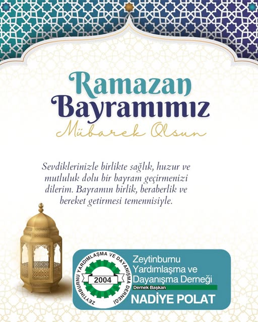 Ramazan Bayramınız Mübarek Olsun